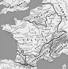 [Carte de la Gaule romaine]