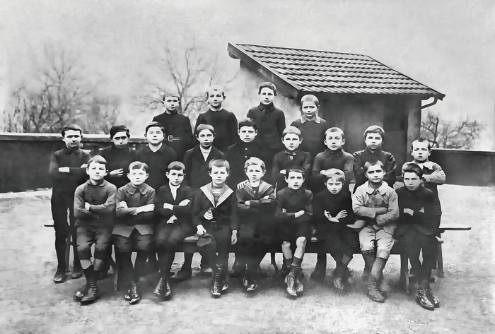 [Photographie de classe 1915 - 1917]