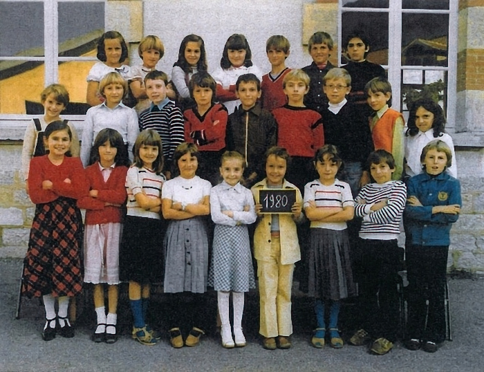 [Photographie de classe 1980]
